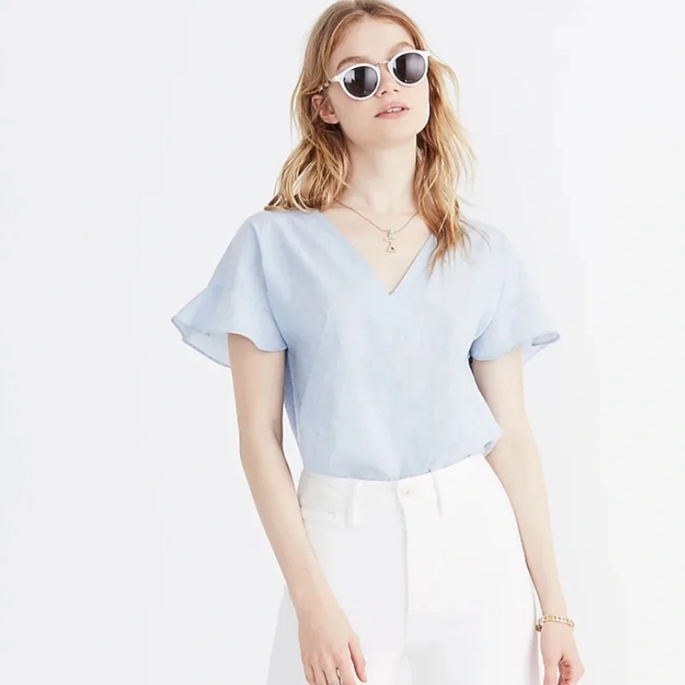 Sundrift Ruffle Top size large - Picture 2 of 15